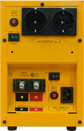 Furnizues energjie CyberPower, CPS1000E, e verdhë, 1000VA/700W