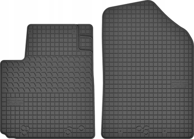 Tapete gome për makinë Hyundai i10 II, set 4 copë, ngjyrë e zezë