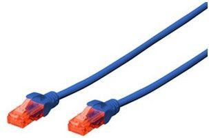 Kabllo Digitus Patchcord U/UTP Cat6, 10m, blu