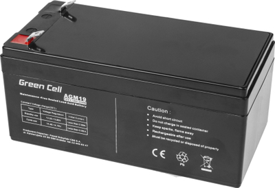 Akumulator Green Cell AGM 12V 3.3Ah, i zi