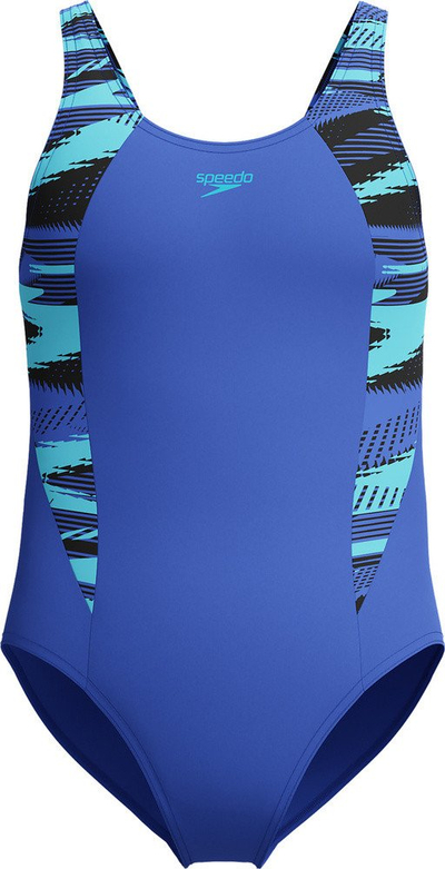 Kostum banje për goca Speedo Hyperboom Splice Muscleback, rezistent ndaj klorit, shumëngjyrësh