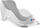 Држач за бања за бебиња Abakus Fit Bath Lounger, анатомски, сив