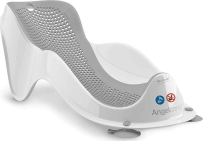 Држач за бања за бебиња Abakus Fit Bath Lounger, анатомски, сив