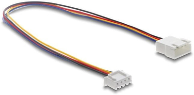 Кабел продолжувач за вентилатор Delock PWM, 4 пин, 30 cm, црн