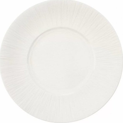 Pjatë e sheshtë Verlo Sense SR, porcelan, 21 cm, e bardhë