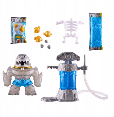 Lodër figurë Heroes of Goo Jit Zu Meteor Madness Hero Glow in the Dark Thrash, set kreativ, shkëlqen në errësirë