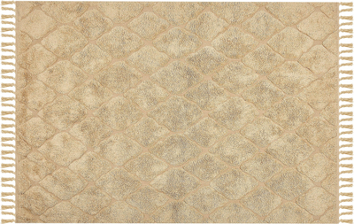 Tapet Beliani SANLIURFA, 160x230 cm, pambuk, bezhë krem