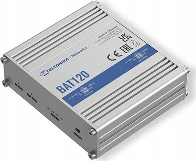 Mini UPS Teltonika BAT120, 12V, 18Wh, ngjyrë argjendtë