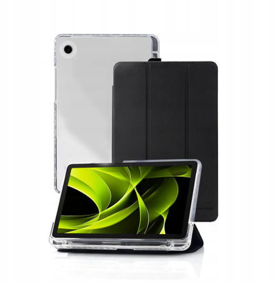 Заштитна футрола за таблет Мобайл Орigin Easy Case, Samsung Galaxy Tab A9, капак со држач, проѕирна