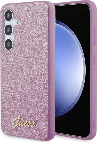 Kutia mbrojtëse Guess GUHCS24SHGGSHU, për Samsung Galaxy S24, hardcase me shkëlqim, lejla