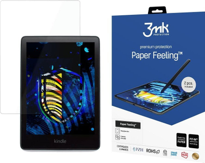 Folie mbrojtëse 3MK Paper Feeling për Kindle Paperwhite 5, 8.3\", set me 2 copë, transparente