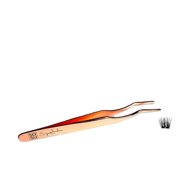 Пинцети за веѓи Sosu Cosmetics kSOU051, rose gold
