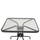 Tavolinë katrore jashtë Figo 80×80×71 Hcm (HM5972.01), gri