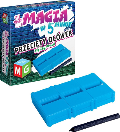 Set magjie Magic In 5 Minutes Cut Pencil Multigra, truk iluzioni, për fillestarë, shumëngjyrësh