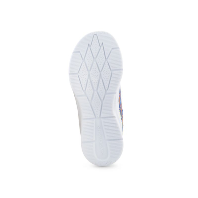 Atlete për kalamaj Skechers Microspec Texlor Jr 403770L, blu me portokalli
