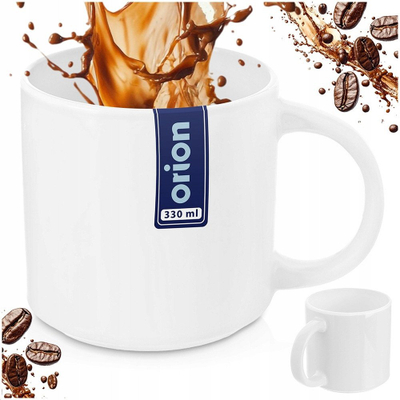 Filxhan porcelani Orion MONA, 330ml, i bardhë