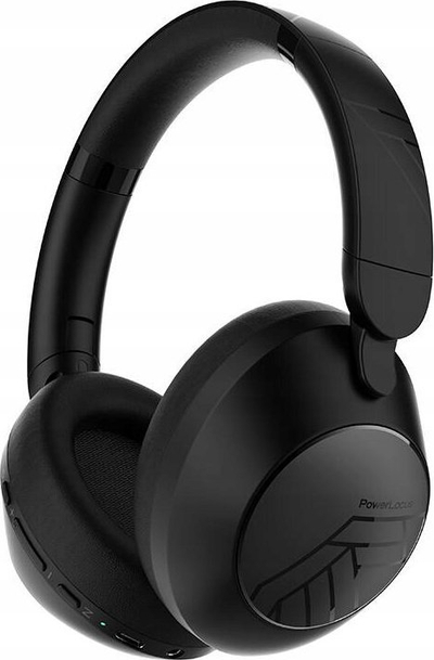 Kufje wireless PowerLocus MoonFly, ANC, mbi vesh, të zeza
