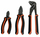 Set pinca Boxer, 3 copë, dorezë ergonomike, shumëngjyrëshe