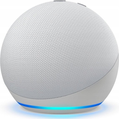 Altoparlant i zgjuar Amazon Echo gjenerata e 4-t, me Alexa, me hub për shpi smart, i bardhë