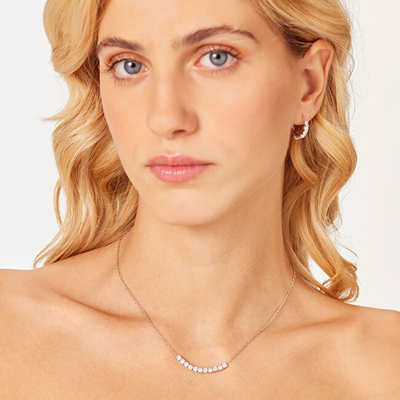 Qafore për femra Brosway Fancy Infinity White FIW171, e argjendtë