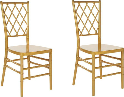 Set karrigesh ngrënieje CLARION, 2 copë, material sintetik, ari me shkëlqim