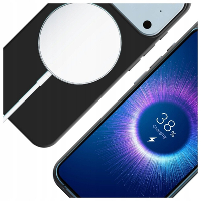 Mbulesë telefoni 3MK Hardy MagSilicone për iPhone 17 Pro Max, me MagSafe, gri grafit