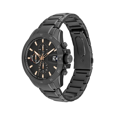 Orë dore për meshkuj Tommy Hilfiger Jameson 1792218, e hirtë