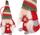 Figurë dekorative Krishtlindjesh Saska Christmas Gnome, 15cm, poliester, e kuqe
