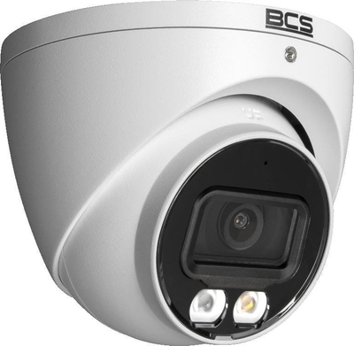 Kamerë dome IP BCS Line BCS-L-EIP14FCR3L3-Ai1, 4Mpx, IR 30m, e bardhë