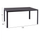 Set Tavolinë 150×90 cm + 6 karrige me litar,"HM11527.01", gri