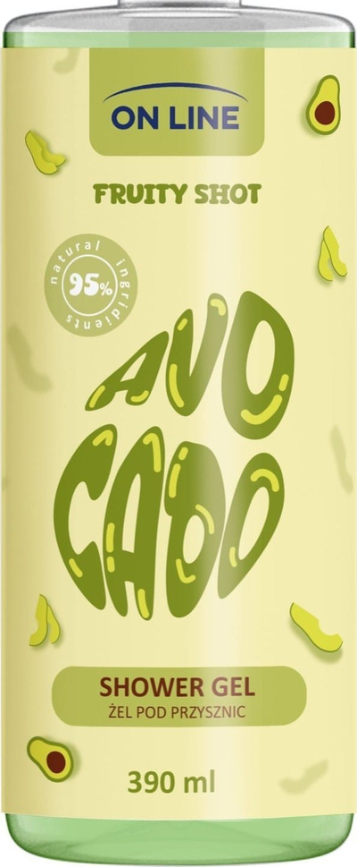 Xhel dushi On Line Fruity Shot Avocado, 390 ml
