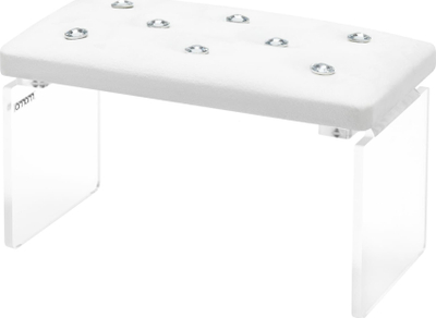 Jastëk manikyr Momo Diamond Velour, mbështetës për duar, ecru