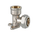 Klëmp këndor TDM Brass 1080, 90°, 18mm x 1/2", bronz i nikluar