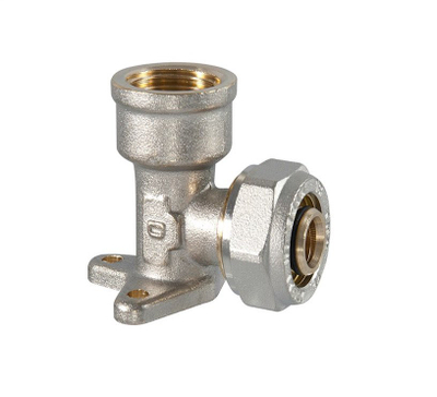 Klëmp këndor TDM Brass 1080, 90°, 18mm x 1/2", bronz i nikluar