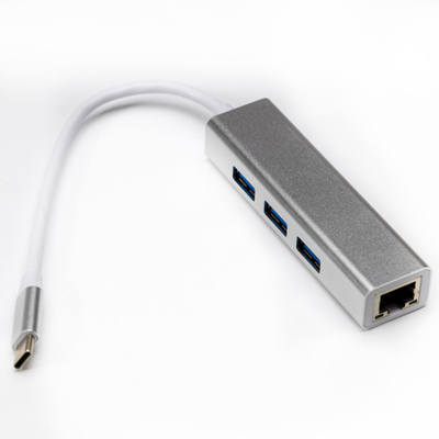 HUB Techtonic Type C nav USB3.2 til RJ45 Ethernet