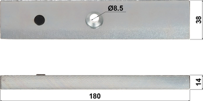 Bllokues elektromagnetik Dahua ASF280A-V1, për dyer sigurie, metalik