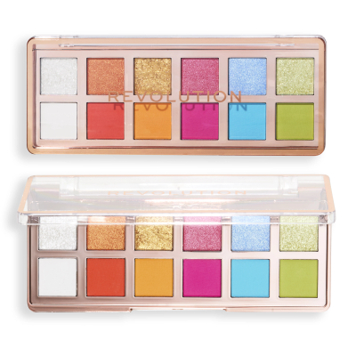 Paletë me hije për sy Revolution - The Vibrant Icon Brights Eyeshadow Palette