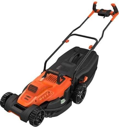 Електрична косилка Black&amp;Decker BEMW471BH-QS, 1600W, 38 cm, портокалова