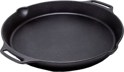 Tigan gize Petromax Fire Skillet, i parapërgatitur, doreza anësore, i zi