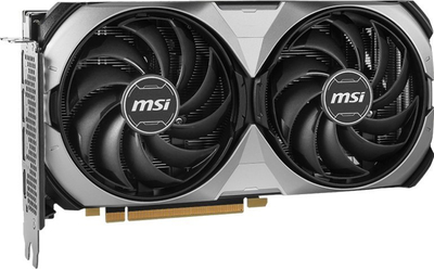 Kartë grafike MSI GeForce RTX 4070 SUPER Ventus 2X OC, 12GB GDDR6X, PCIe 4.0, gri me të zezë