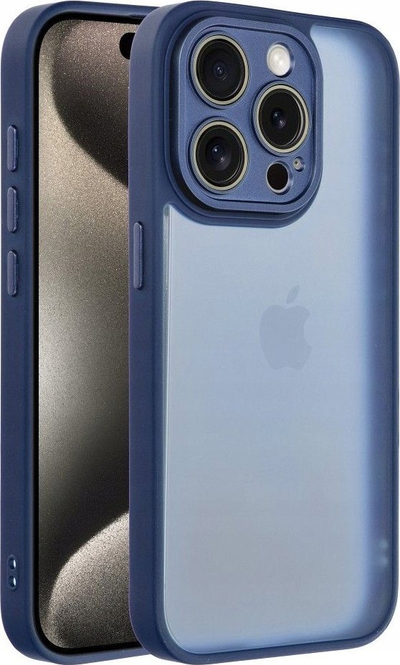 Mbulesë telefoni VARIETE për iPhone 16 Pro, mbrojtëse, blu navy