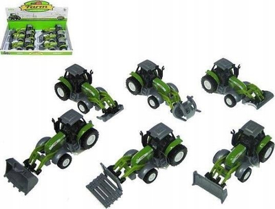 Set lodrash traktorë “Farm”, modele pune bujqësore, plastikë, jeshile