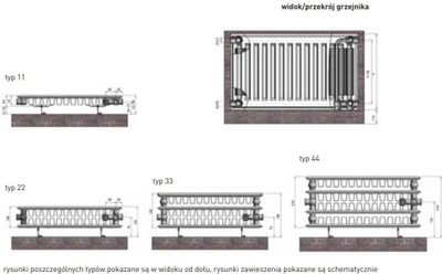 Radiator Termo Teknik Termolux VK, 500x600mm, i bardhë