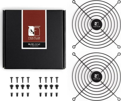 Grilë ventilatori Noctua NA-FG1-14 Sx2, 140 mm, e zezë