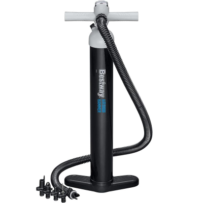 Pompe dore Bestway Air Hammer 62227, me manometër, me zorrë fleksibile, e zezë