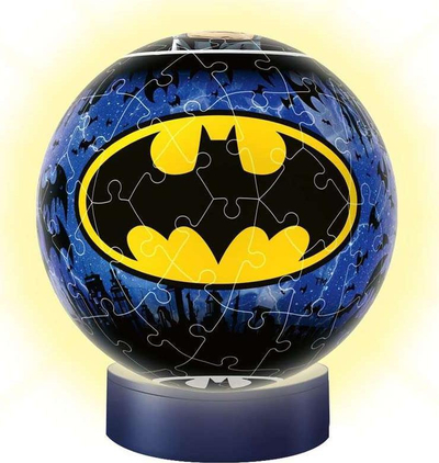 Puzzle 3D me dritë nate Ravensburger Batman, 15.9 cm, shumëngjyrësh