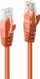 Kабел за мрежа Lindy Patch Cable Cat6 U UTP, 0.30m, портокалов