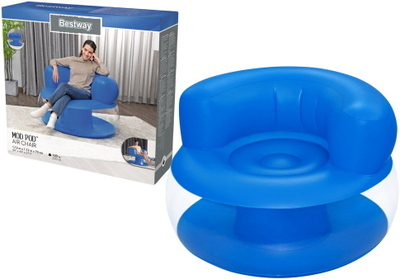 Karrige e fryrë Bestway 75138, 112 x 112 x 70 cm, PVC, blu