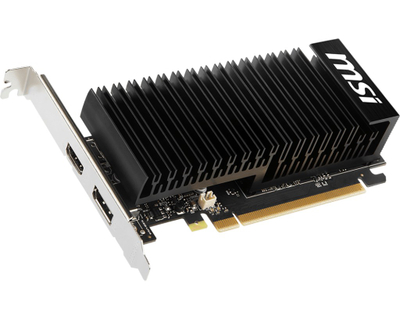 Kartelë grafike MSI GeForce GT 1030, 4GB GDDR4, Low Profile, e zezë