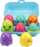 Eдукативна играчка Tomy Hide &amp; Squeak Bright Chicks, сет 6 јајца, многубојни